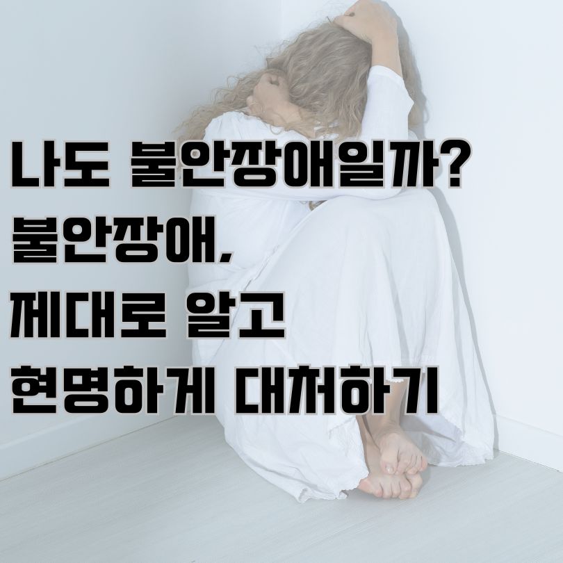 불안장애 증상과 극복 방법 - 현명한 대처를 통한 일상생활 관리법과 자가치료 가이드